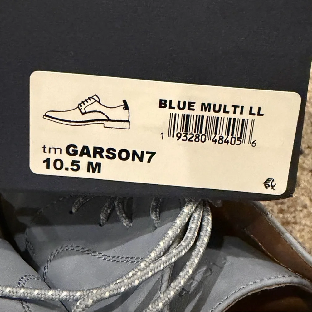 Men's Hilfiger Garson Light Blue Lace-Up Derby Shoes